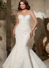 Robe en guipure pour sirène