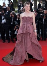 Robe longue avec un petit imprimé pour le type de couleur Printemps