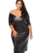 Robe en cuir sexy pour obèses