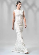 Robe en dentelle blanche