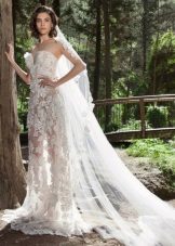 Robe Bando en Dentelle Transparent