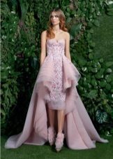 Robe bustier en dentelle