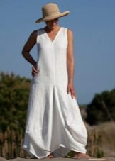 Robe d'été en lin coupe libre