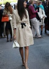 Robe Ajustée En Lin