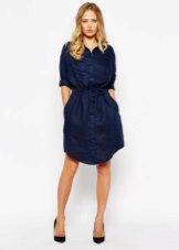 Robe chemise en lin