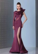 Robe de soirée sirène néoprène