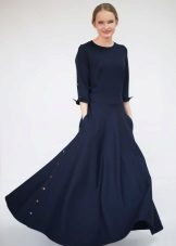 Robe en laine et viscose