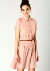 Robe chemise en viscose