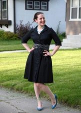 Chemise habillée en combinaison avec une large ceinture