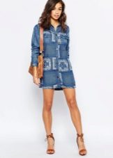 Robe chemise imprimée