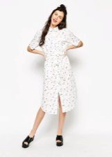 Robe chemise imprimée