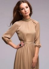Robe à manches trois quarts sans raglan