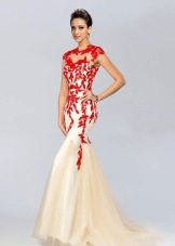 La robe de soirée munie d'un train