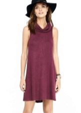 Robe A-line avec col
