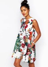 Robe de couleur une ligne