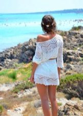 Tunique de plage avec ceinture