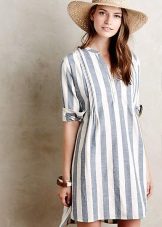 Robe tunique coupe droite