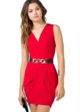 Robe tulipe rouge