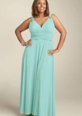 Robe longue empire pour une figurine type poire
