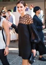 Robe noire à manches longues amadis