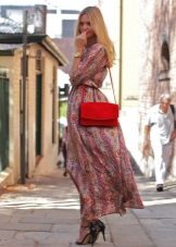 Talons aiguilles pour robe longue avec motif
