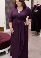 Robe longue à manches pour femme pleine