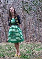 Robe trapèze à ceinture