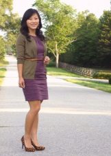 Tenue décontractée de couleur lilas