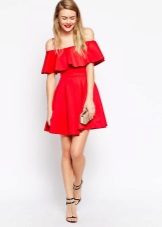 Robe évasée avec une jupe
