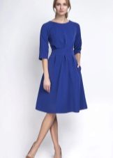 Robe d'hiver bleue