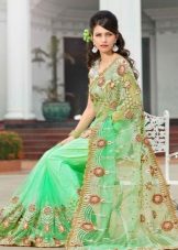 Saree De Mariage Vert