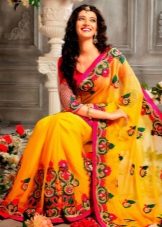 Saree De Mariage Jaune
