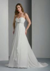 Robe de mariée longue taille haute