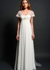 Robe de mariée longue taille haute