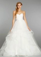 Robe de mariée longue taille haute