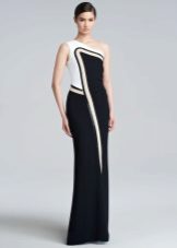Robe de soirée en maille noire