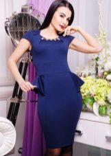 Robe en tricot soyeux