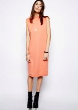 Robe droite en tricot