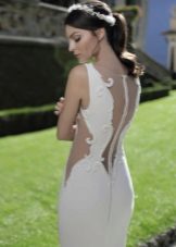Robe avec un mariage dos ouvert