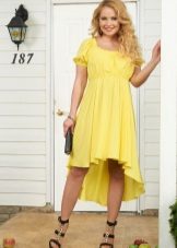Robe de maternité printemps jaune