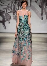 Robe de mariée avec vert