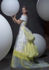 Robe de bal avec imprimé