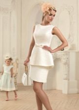 Robe d'été avec blanc éclatant