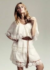 Robe boho légère à manches