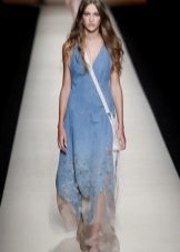 Robe d'été en jean long