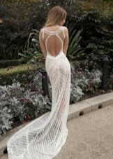 Robe d'été de mariage avec dos ouvert