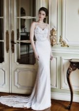 Robe de mariée d'été à bretelles