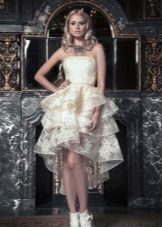 Robe d'été de mariage magnifique court