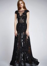 Robe d'été sexy en dentelle translucide