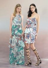 Robe d'été avec imprimé floral
